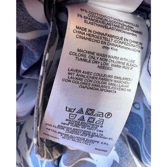 Brooks Brothers Size 6 Detachable Top Skirt to make Dress Nautical Navy White - Picture 5 of 6